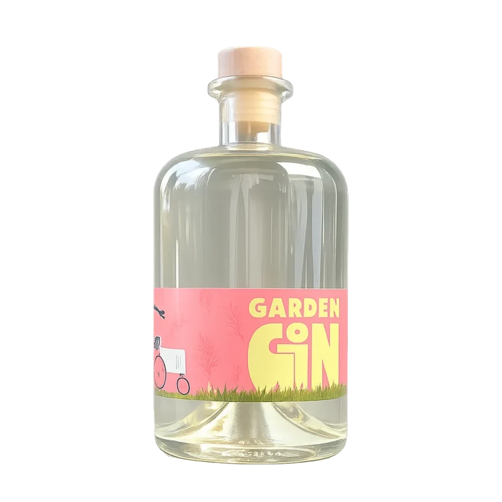 Bottle of Garden Gin from The Law Artisan Distillery, Maroochydore
