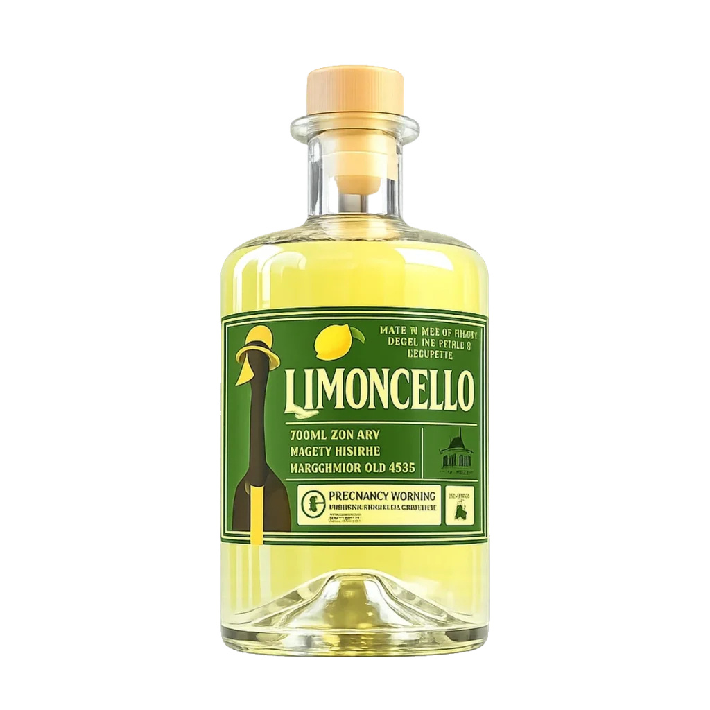 Bottle of Limoncello from The Law Artisan Distillery, Maroochydore